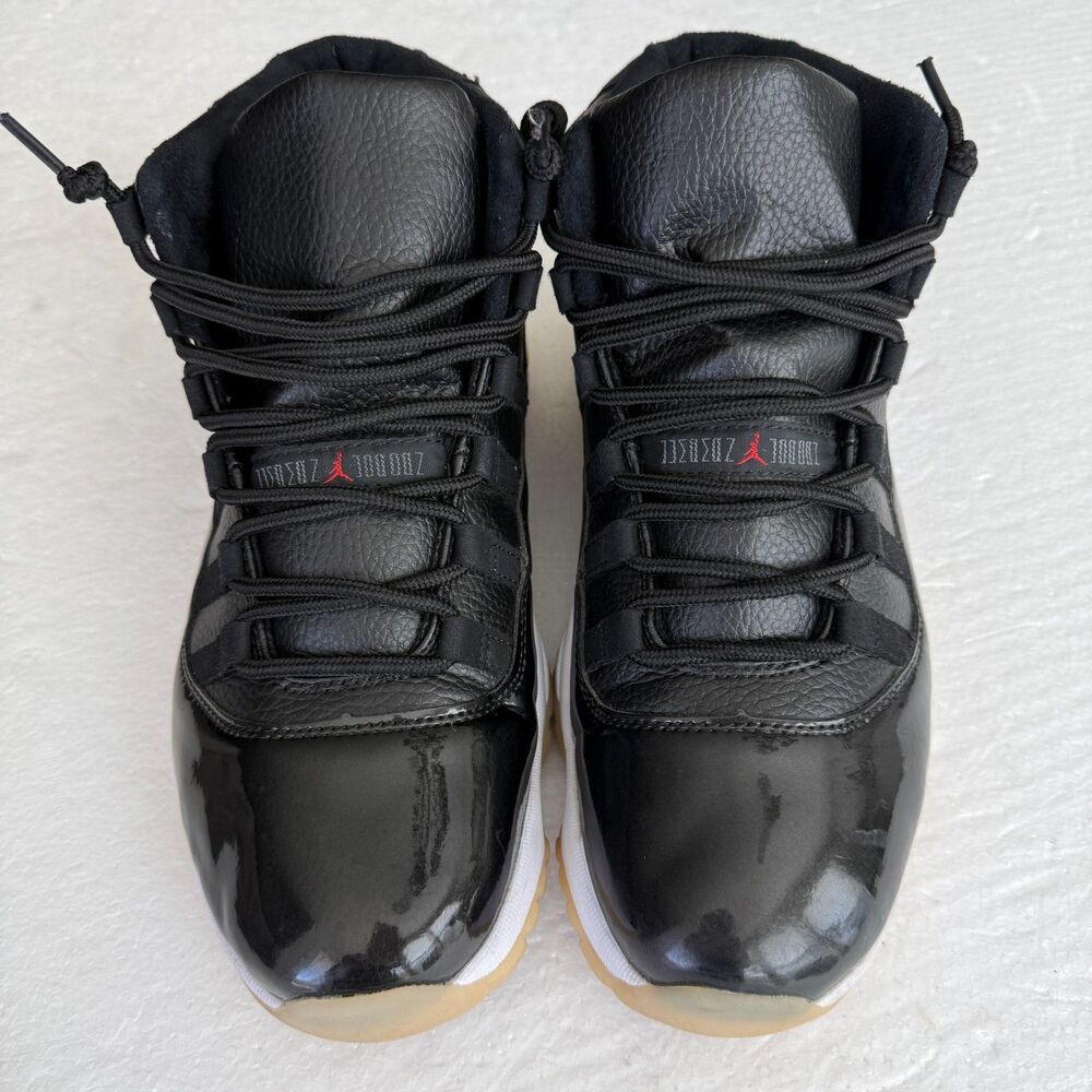 Size 11 Air Jordan 11 Retro 2008 Black Outsole Gum 136046-068 No Box - Picture 2 of 13